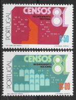 PORTUGAL ESTADÍSTICA 1981 Yv 1492/3 MNH - Neufs