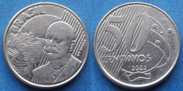 BRAZIL - 50 Centavos 2002 "Baron Of Rio Branco" KM# 651a Monetary Reform (1994) - Edelweiss Coins - Brazilië