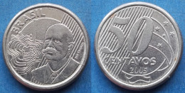 BRAZIL - 50 Centavos 2005 "Baron Of Rio Branco" KM# 651a Monetary Reform (1994) - Edelweiss Coins - Brazilië