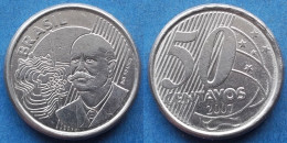 BRAZIL - 50 Centavos 2007 "Baron Of Rio Branco" KM# 651a Monetary Reform (1994) - Edelweiss Coins - Brazilië