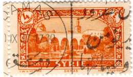 SIRIA, SYRIA, PAESAGGI, LANDSCAPE, 1930, FRANCOBOLLI USATI Mi:SY 347, Scott:SY 222, Yt:FR-SY 208 - Gebraucht