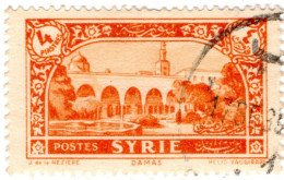 SIRIA, SYRIA, PAESAGGI, LANDSCAPE, 1930, FRANCOBOLLI USATI Mi:SY 347, Scott:SY 222, Yt:FR-SY 208 - Gebraucht