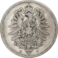 Monnaie, GERMANY - EMPIRE, Wilhelm I, Mark, 1874, Stuttgart, TB, Argent, KM:7 - 1 Mark