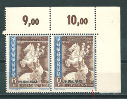 MiNr. 824 ** Bogenecke - Plaatfouten & Curiosa