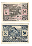 **notgeld Austria Rehberg10+50 Heller  826 - Oesterreich