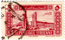 SIRIA, SYRIA, PAESAGGI, LANDSCAPE, 1940, FRANCOBOLLI USATI Mi:SY 438, Scott:SY 271, Yt:FR-SY 249 - Gebraucht