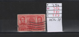 PRIX FIXE Obl 354 YT 396 MIC 781 SCO 787 GIB Decatur Et Mac Donough 1937 Etats Unis 58A/01 - Used Stamps