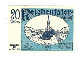 **notgeld Austria Reichental Im Muhlkreis  20 Heller  827/1a - Oesterreich