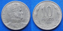 CHILE - 10 Pesos 2000 So KM# 228.2 Monetary Reform (1975) - Edelweiss Coins - Cile