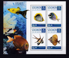 SALOMON 2014 TIMBRE N°2520/23 NEUF** POISSONS - Islas Salomón (1978-...)