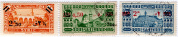 SIRIA, SYRIA, MONUMENTI, 1937-1938, FRANCOBOLLI NUOVI (MNH**) E USATI Scott:SY 262,265,266 - Gebraucht