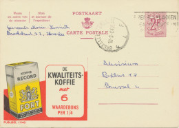 BELGIUM VILLAGE POSTMARKS  BRUXELLES-BRUSSEL F 4 SC , Also Machine Postmark 1964 (Postal Stationery 2 F, PUBLIBEL 1940) - Sonstige & Ohne Zuordnung
