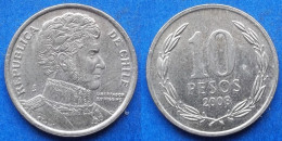 CHILE - 10 Pesos 2008 So KM# 228.2 Monetary Reform (1975) - Edelweiss Coins - Chili