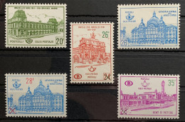 België, 1959-65, TR366+368+374/75+377, Postfris **, OBP 32.5€ - Postfris