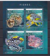 SALOMON 2015 TIMBRE N°2901/04 NEUF** POISSONS - Islas Salomón (1978-...)