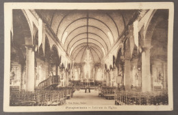 CPA 29 PLOUGUERNEAU - RARE - Intérieur De L'Eglise - Edit Vve Talec - Ref. B 145 - Plouguerneau