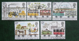 RAILWAYS Train Zug Trein (Mi 830-834) 1980 Used Gebruikt Oblitere ENGLAND GRANDE-BRETAGNE GB GREAT BRITAIN - Gebraucht