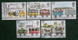 RAILWAYS Train Zug Trein (Mi 830-834) 1980 Used Gebruikt Oblitere ENGLAND GRANDE-BRETAGNE GB GREAT BRITAIN - Used Stamps
