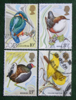 Bird Vogel Oiseau Pajaro Kingfisher (Mi 817-820) 1980 Used Gebruikt Oblitere ENGLAND GRANDE-BRETAGNE GB GREAT BRITAIN - Used Stamps
