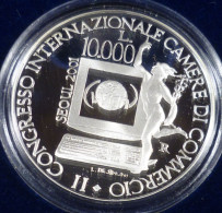 San Marino - 10.000 Lire 2001 - 2° Congresso Internazionale Delle Camere Di Commercio - Gig. 196 - KM# 438 - San Marino