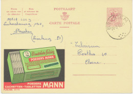 BELGIUM VILLAGE POSTMARKS  BRUSTEM (now Sint-Truiden) SC With Dots 1967 (Postal Stationery 2 F, PUBLIBEL 2175) - Puntstempels