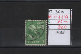 PRIX FIXE Obl 369 YT 411A MIC SCO GIB George Washington  1938 Etats Unis 58A/02 - Used Stamps