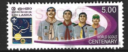 SRI LANKA. N°1585 Oblitéré De 2007. Scoutisme. - Usados