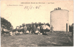 CPA Carte Postale Belgique Amougies La Tour Animée 1906  VM77056 - Kluisbergen