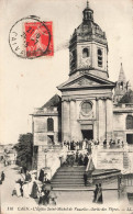 FRANCE - Caen - Vue Générale De L'église Saint Michel De Vaucelles - Sorties Des Vèpres - Animé - Carte Postale Ancienne - Caen