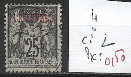 LEVANT FRANCAIS 4 Oblitéré Côte 2 € - Usati