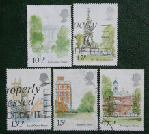 Famous Buildings London Landmarks (Mi 836-840) 1980 Used Gebruikt Oblitere ENGLAND GRANDE-BRETAGNE GB GREAT BRITAIN - Used Stamps