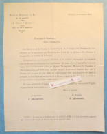 ● CAUVIGNY 1898 Lettre Pour Loterie / Tombola - Société De Gymnastique Tir Et Musique - Brugevin Dehamme - Oise - Biglietti Della Lotteria