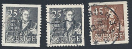 Schweden, 1951, Michel-Nr. 363-364 A+Dr, Gestempelt - Oblitérés