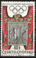 Czechoslovakia 1968 - Mi 1783 - YT 1633 ( Mexico Olympic Games : Volley-Ball ) - Volleybal