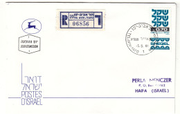 Israël - Lettre Recom De 1981 - Oblit Tel Aviv Yafo - Exp Vers Haifa - Lettres & Documents