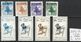 LIBAN 149 à 56 ** ( 149 à 52 Oblitérés ) Côte 13.60 € - Liban