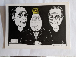 CP - Illustrateur Lardie - Carte Système Nº4 Chirac Mitterrand - Tirage 150 Ex - Lardie