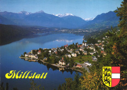 MILLSTATT, CARINTHIA, ARCHITECTURE, EMBLEM, LAKE, MOUNTAIN, AUSTRIA, POSTCARD - Millstatt