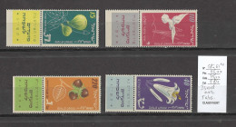 Israel - Yvert 58 à 61** - Avec Tab   - Sans Charniere Luxe - Unused Stamps (with Tabs)