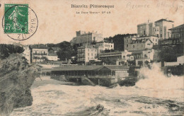 FRANCE - Biarritz Pittoresque - L EPort Vieux - Vagues - Carte Postale Ancienne - Biarritz