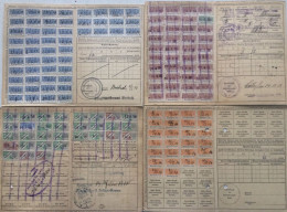 168 SOCIO-POSTAUX RHENANIE 4 CARTES - Other & Unclassified