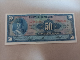 Billete De México 50 Pesos, Año 1961, UNC - México