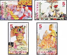 Thailand 2023 Traditional Festival 4v Mint - Thailand