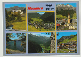 MBK Nauders 1400m Tirol. An Der Dreiländer-Ecke. Postalisch Gelaufen. 2 Scans - Nauders