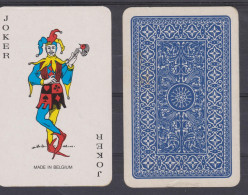 Joker Avec Indication "made In Belgium -  Dos Classique Bleu - Playing Cards (classic)