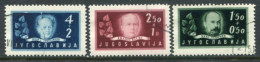 YUGOSLAVIA 1948  Academy Of Zagreb Used.  Michel 545-47 - Gebruikt