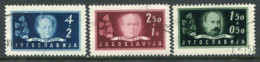 YUGOSLAVIA 1948  Academy Of Zagreb Used.  Michel 545-47 - Used Stamps