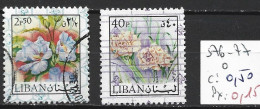 LIBAN PA 576-77 Oblitérés Côte 0.50 € - Lebanon