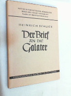 Der Brief An Die Galater : Übersetzt U. Erklärt. - Sonstige & Ohne Zuordnung