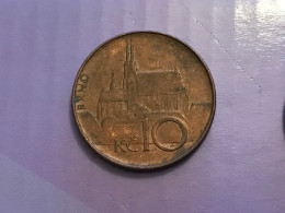 Münze Münzen Umlaufmünze Tschechische Republik 10 Kronen 1993 - Czech Republic